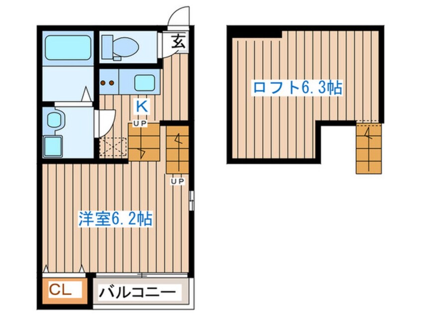 間取図 ハーモニーテラス旭ヶ丘