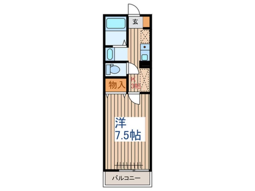 間取図 メゾンパ－クみずほ台