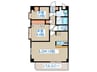 クレセ－ル２３０ 2LDKの間取り