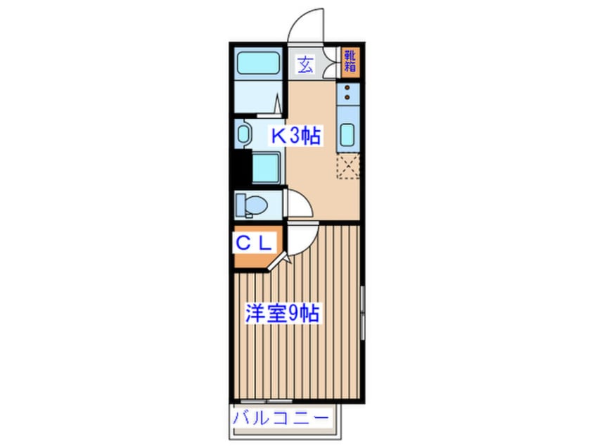 間取図 エルメゾン原町