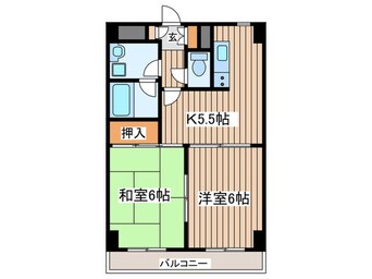 間取図 ブランシェ宮千代