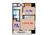 バリューエクセ 1LDK+Sの間取り