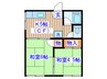 コ－ポエルム 2Kの間取り