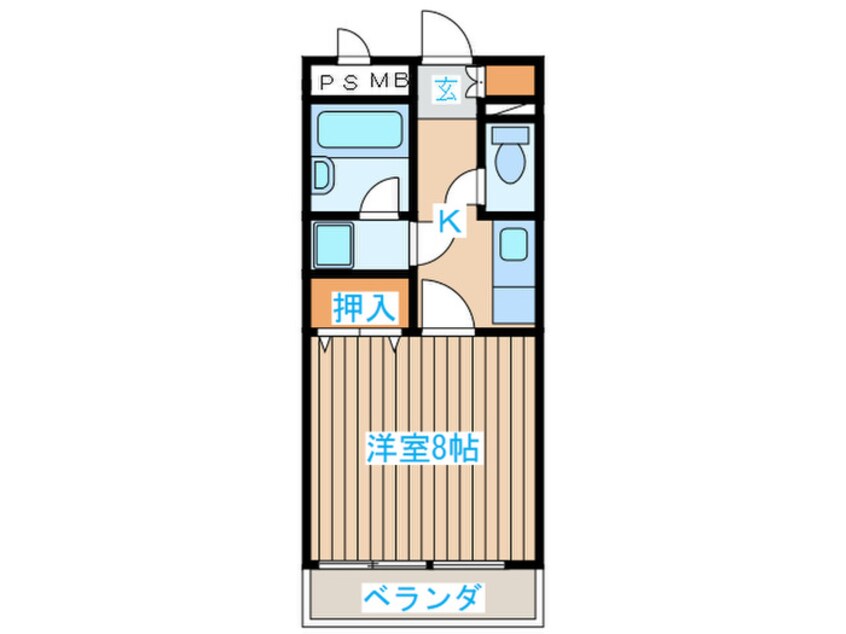 間取図 第2サンハイツ台原