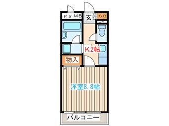 間取図 第2サンハイツ台原