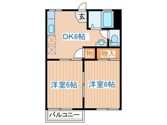 間取図 シャンテ高砂