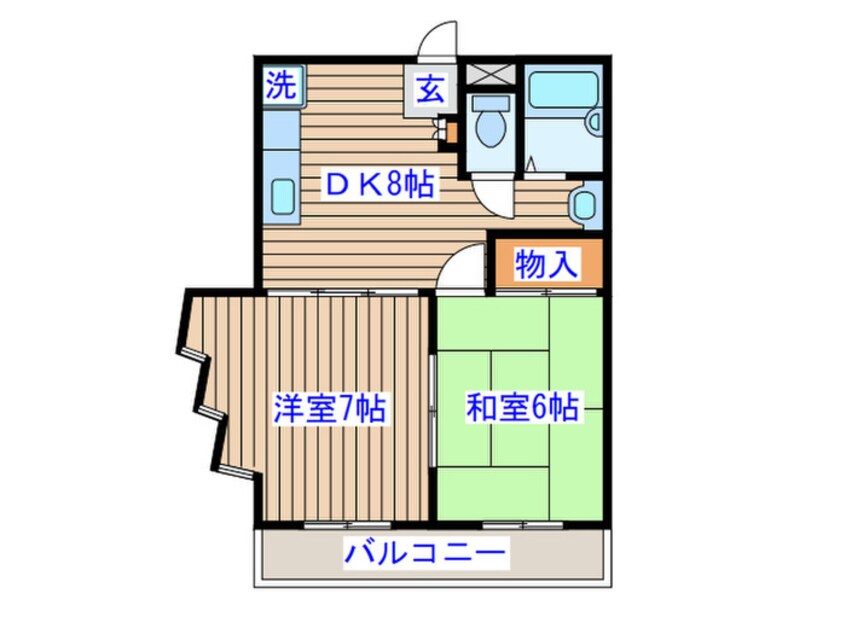 間取図 ヒルサイドテラス