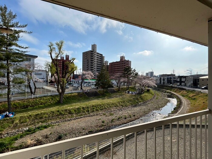 室内からの展望 コーポ芙蓉