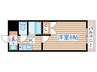 リエス小田原 1Kの間取り