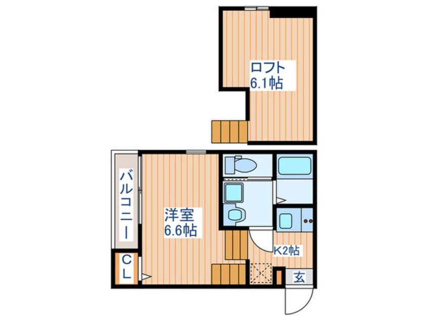 間取図 クラルテ