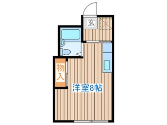 間取図 コーポ中山