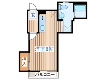 間取図 コーポ中山