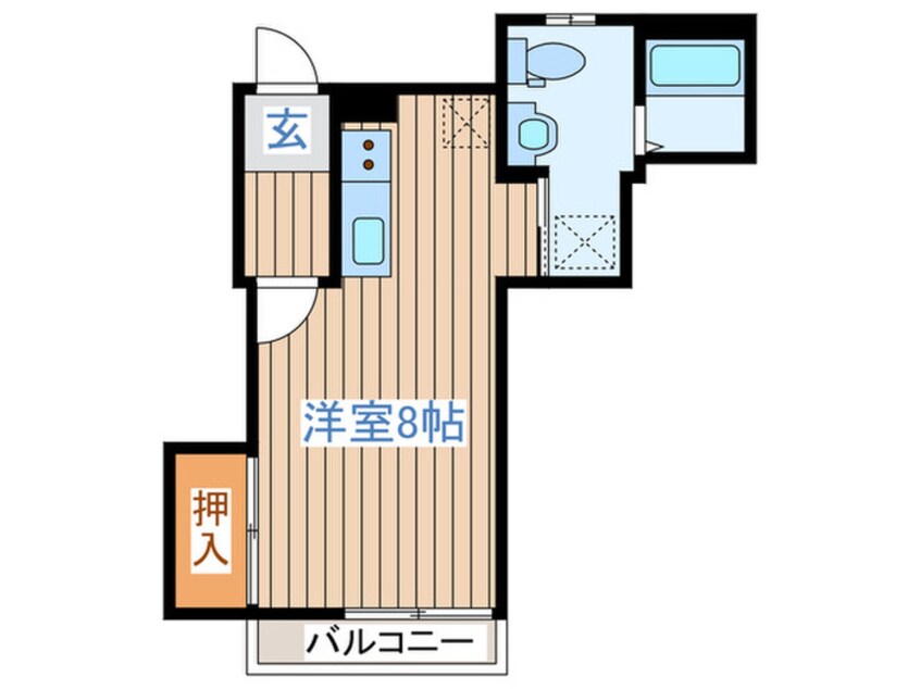 間取図 コーポ中山