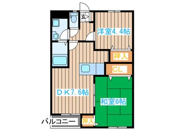 間取図 シャトウKTⅢ