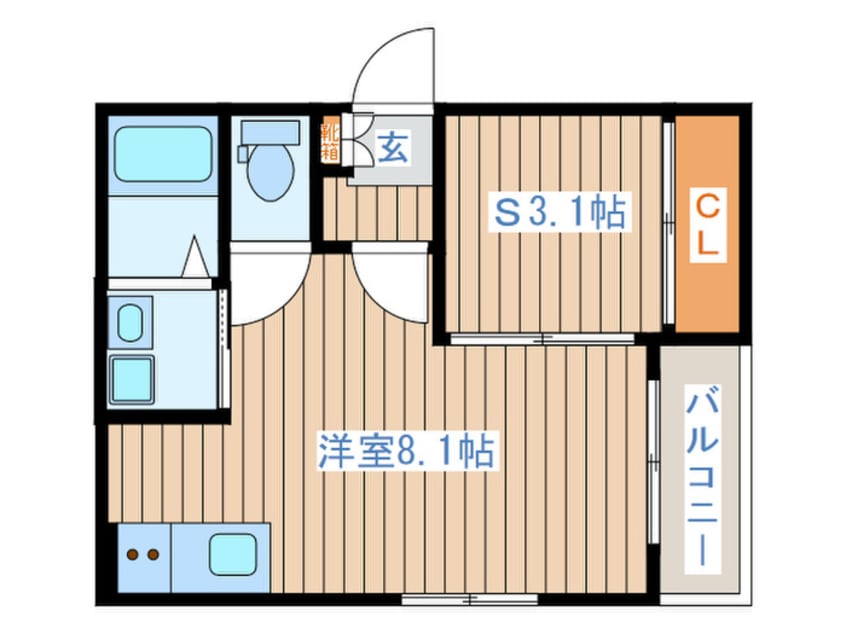 間取図 ランコントルⅢ