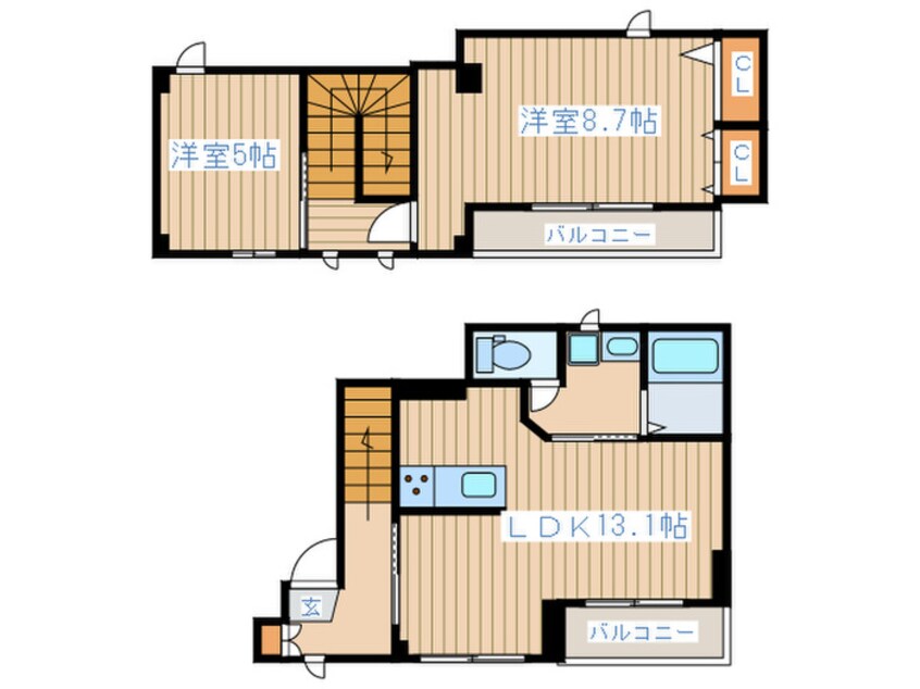 間取図 marino上杉