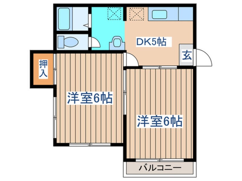 間取図 ラフォーレＳ