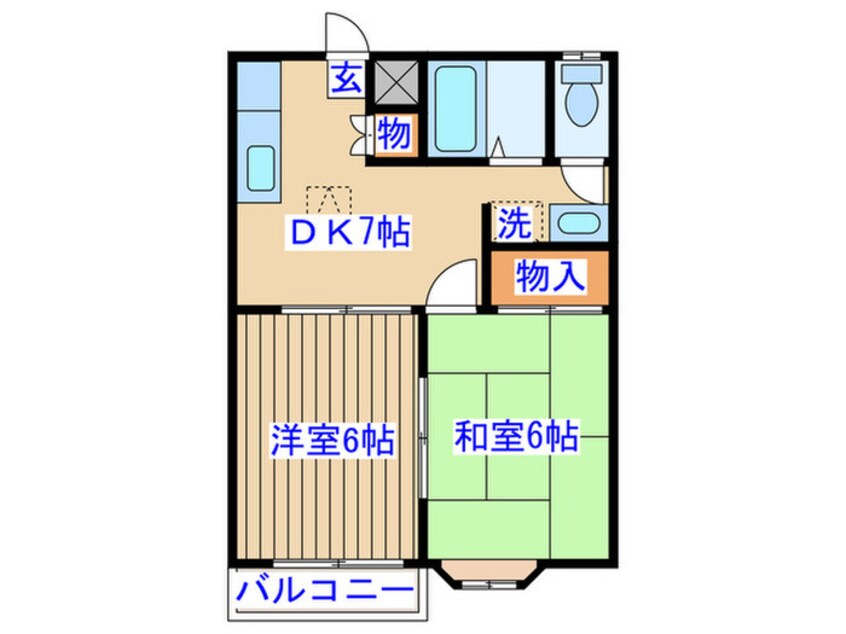 間取図 ラフォーレＳ