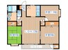 ＣＵＢＥ上杉 3LDKの間取り