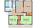 コーポラス霞A棟の間取図