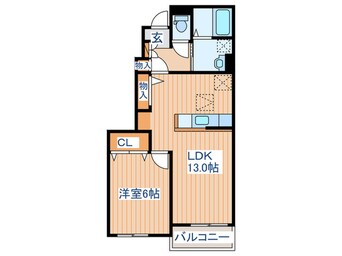 間取図 レジデンスさくらＢ