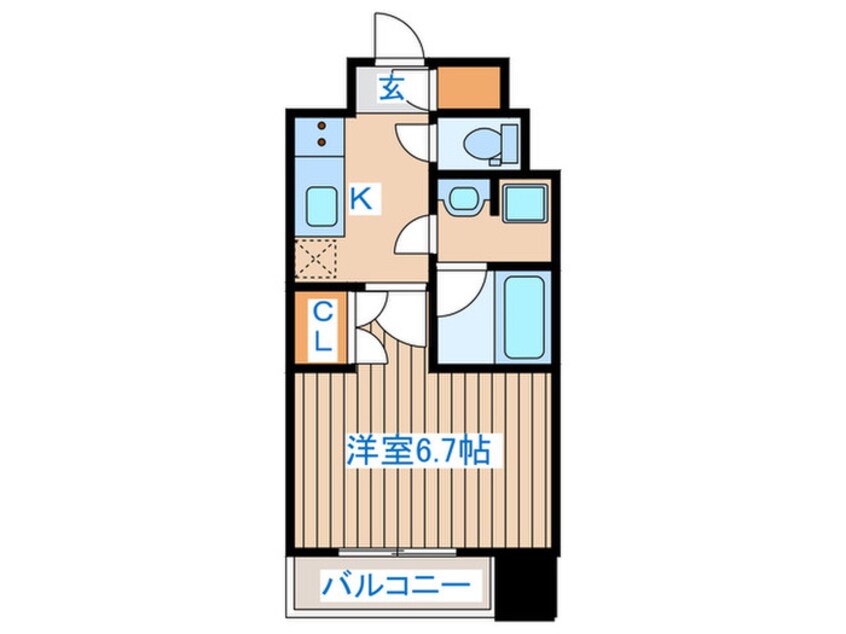 間取図 リージア上杉一丁目