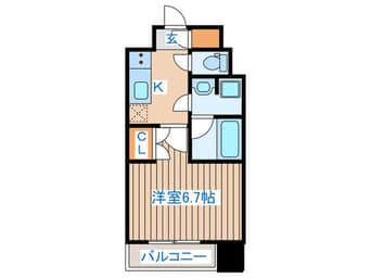 間取図 リージア上杉一丁目