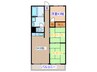 銀杏町庄司マンション 3DKの間取り