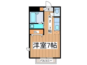 間取図 ノースエイト柏木