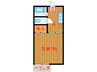 第1グリーンハイツ 1Kの間取り
