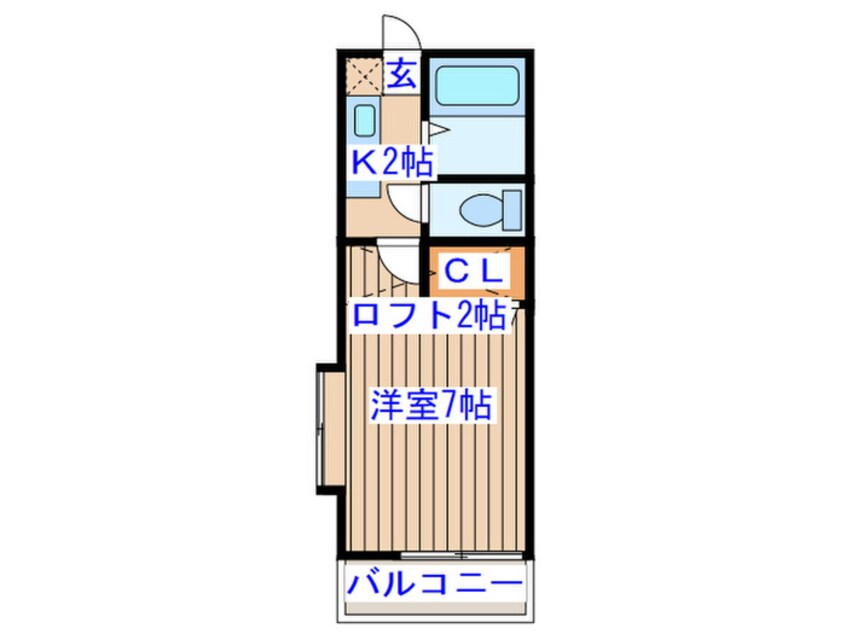 間取図 ﾚｼﾞﾃﾞﾝｽ小松島