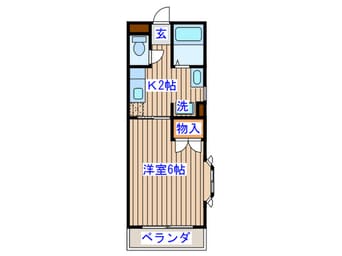 間取図 フラットハイツ
