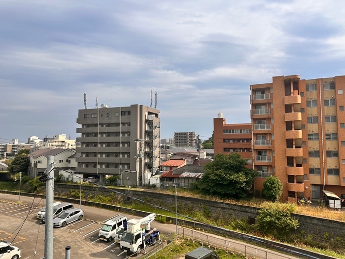 室内からの展望 フラットハイツ