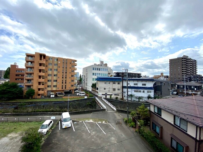 室内からの展望 フラットハイツ