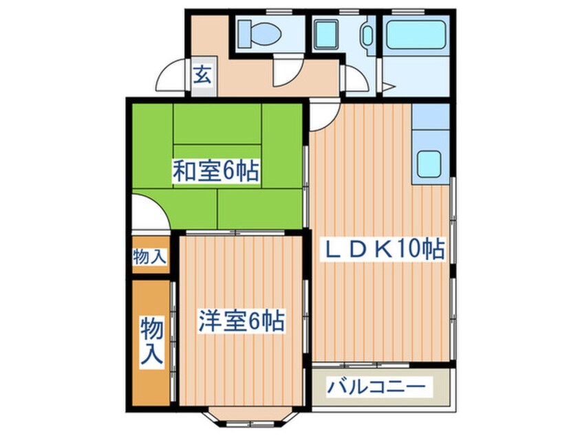 間取図 ソレイユⅡ