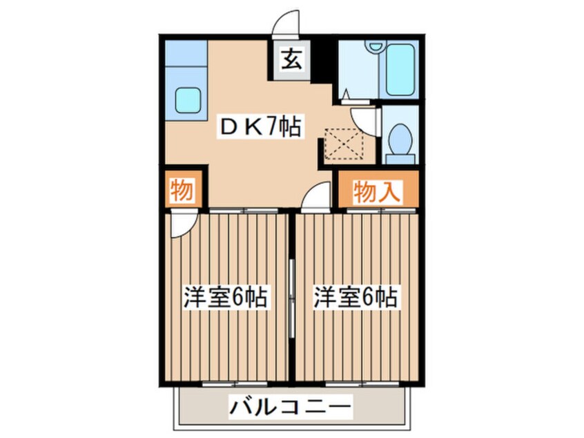 間取図 藤ハイツⅡ