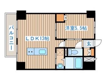 間取図 LUANA・AIR・RESIDENCE長町