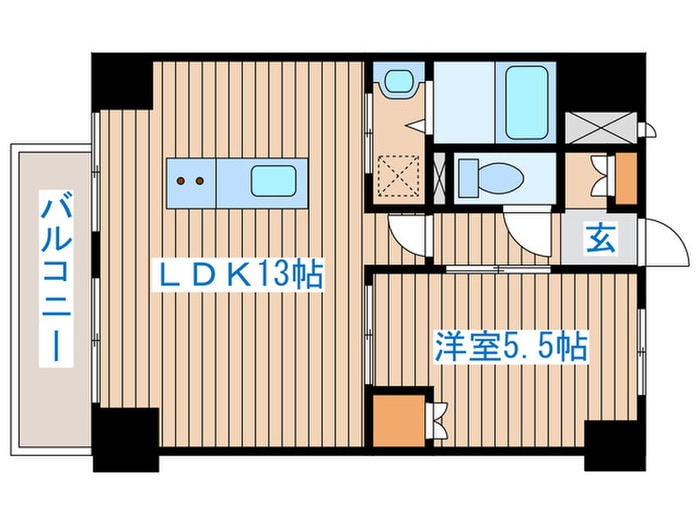 間取り図 LUANA・AIR・RESIDENCE長町