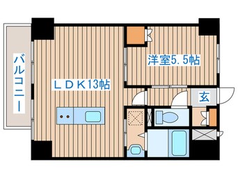 間取図 LUANA・AIR・RESIDENCE長町