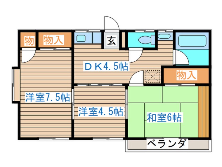 間取図 メゾン望洋