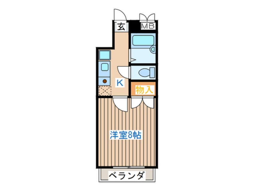 間取図 グラン・ブルー広瀬