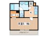 リブリ・T‘ｓ原町 1Kの間取り