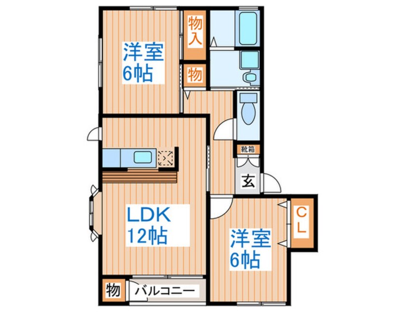 間取図 サン・エクセレントＢ館