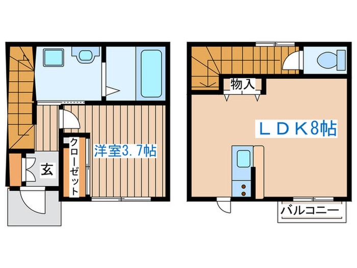 間取り図 ヴィラ北仙台