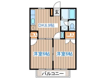 間取図 ニューシティー一森Ⅱ