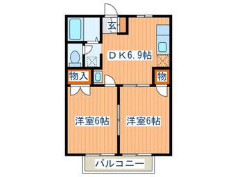 間取図 ニューシティー一森Ⅱ