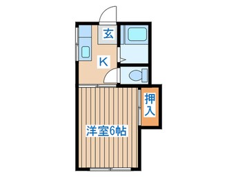 間取図 コーポ葉山