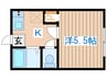 サンヒルズ青山 1Kの間取り