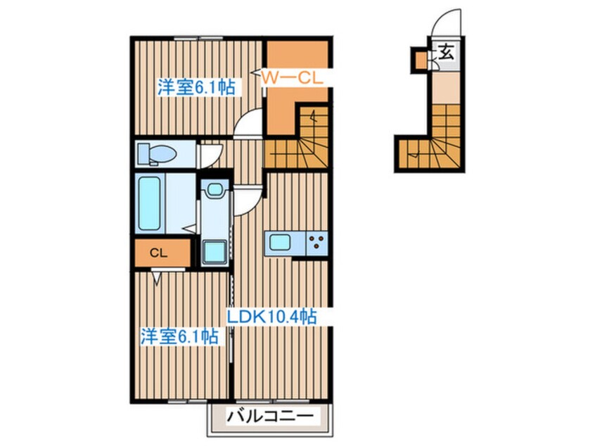 間取図 D-room ATEASE