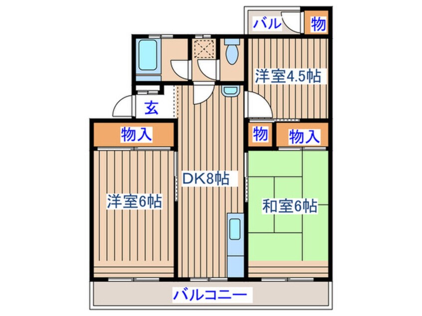 間取図 川村ハイツ